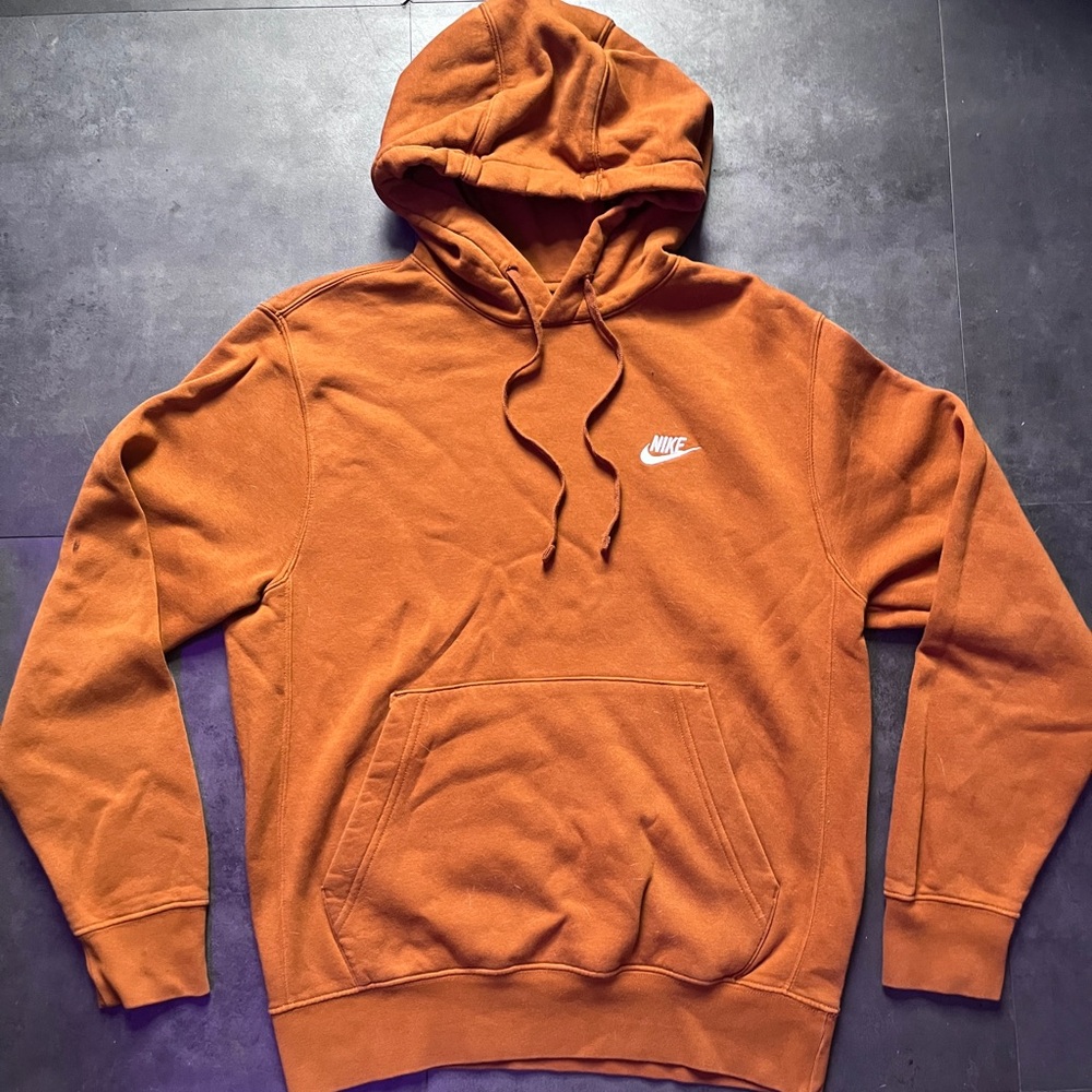 Nike Orange Sweatshirt Classic Pullover
